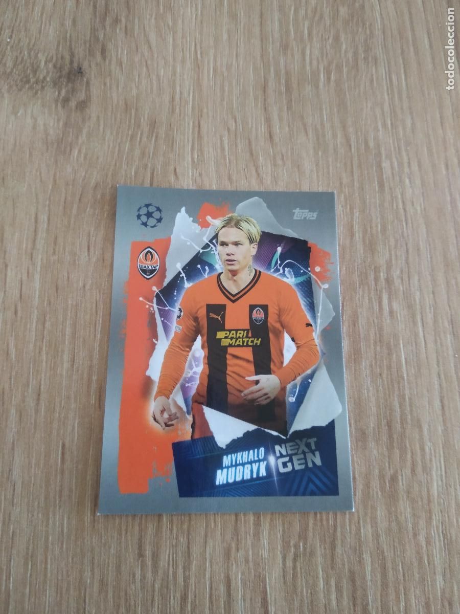Cromos de F&uacute;tbol: 439 MYKHALO MUDRYK SHAKHTAR DONETSK CROMO FUTBOL UEFA CHAMPIONS LEAGUE 2022-2023 TOPPS 22-23