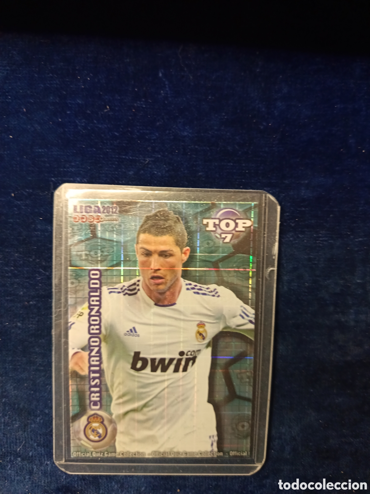 Fu&szlig;ball-Sticker: 596 Cristiano Ronaldo cuadros mundicromo 2011/2012