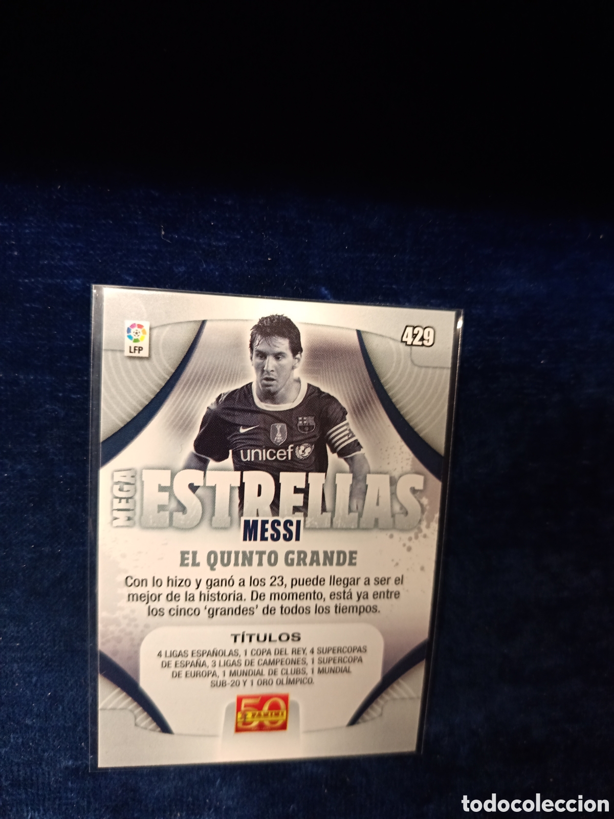 Cromos de f&uacute;tbol: 429 Messi Megacracks 2011/2012 - Foto 2