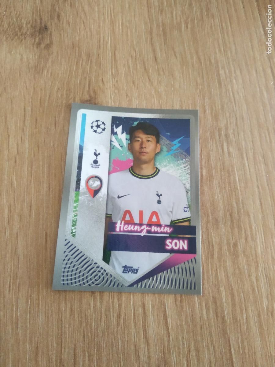 Cromos de F&uacute;tbol: 472 HEUNG-MIN SON TOTTENHAM CROMO FUTBOL UEFA CHAMPIONS LEAGUE 2022-2023 TOPPS 22-23