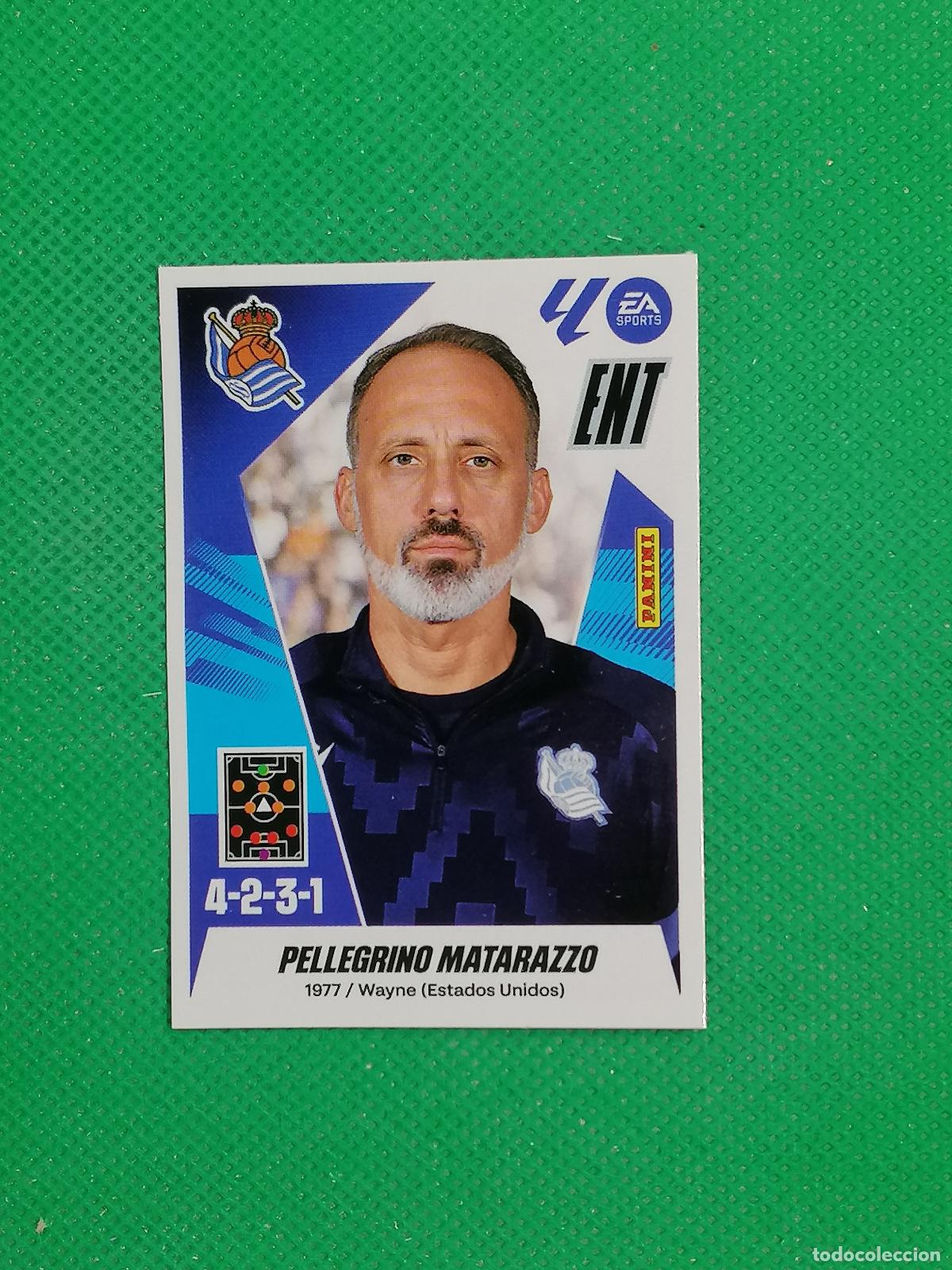 Cromos de F&uacute;tbol: 42 PELLEGRINO MATARAZZO REAL SOCIEDAD MERCADO INVIERNO ⚽ PANINI LIGA ESTE 25 26 2025 2026 ⚽