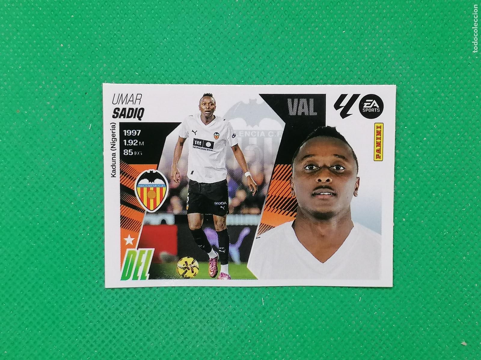 Cromos de F&uacute;tbol: 36 UMAR SADIQ VALENCIA MERCADO INVIERNO ⚽ PANINI LIGA ESTE 25 26 2025 2026 ⚽