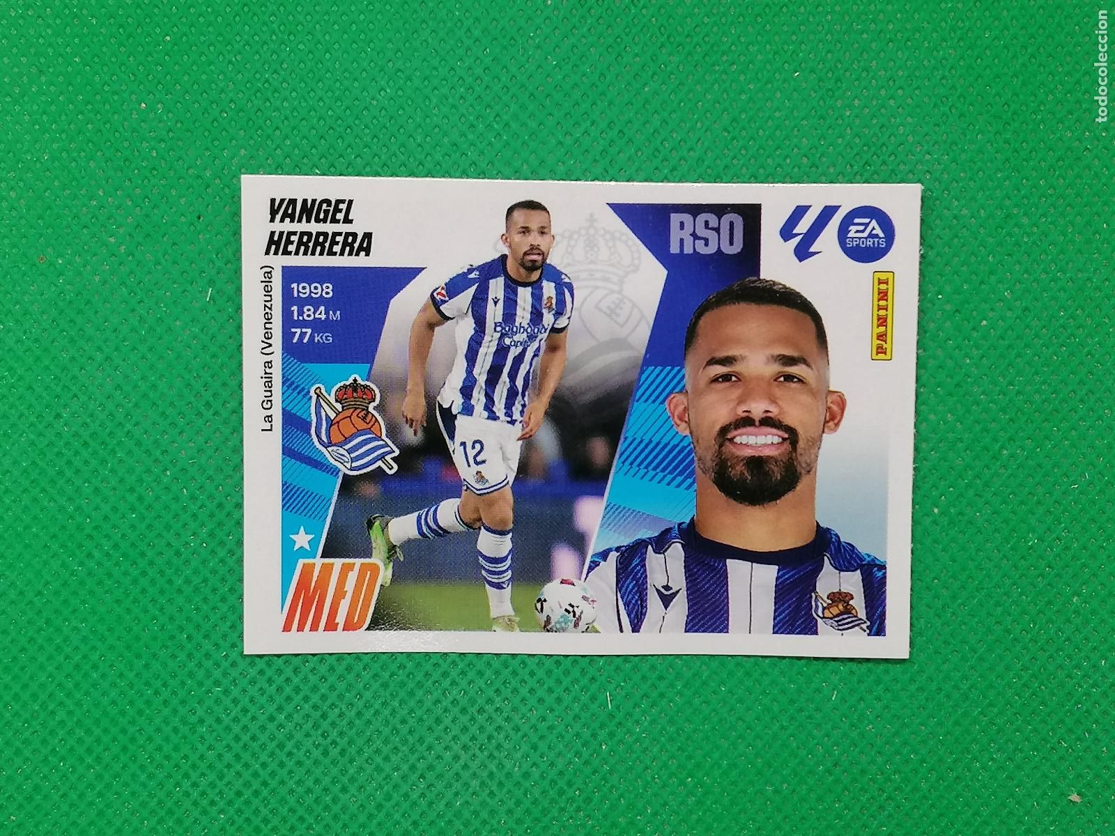 Cromos de F&uacute;tbol: 31 YANGEL HERRERA REAL SOCIEDAD MERCADO INVIERNO ⚽ PANINI LIGA ESTE 25 26 2025 2026 ⚽