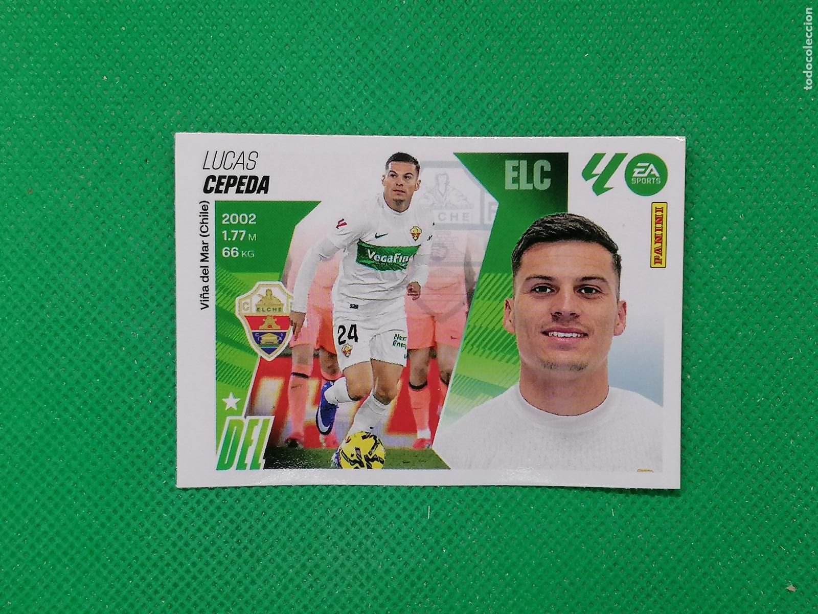 Cromos de F&uacute;tbol: 14 LUCAS CEPEDA ELCHE MERCADO INVIERNO ⚽ PANINI LIGA ESTE 25 26 2025 2026 ⚽