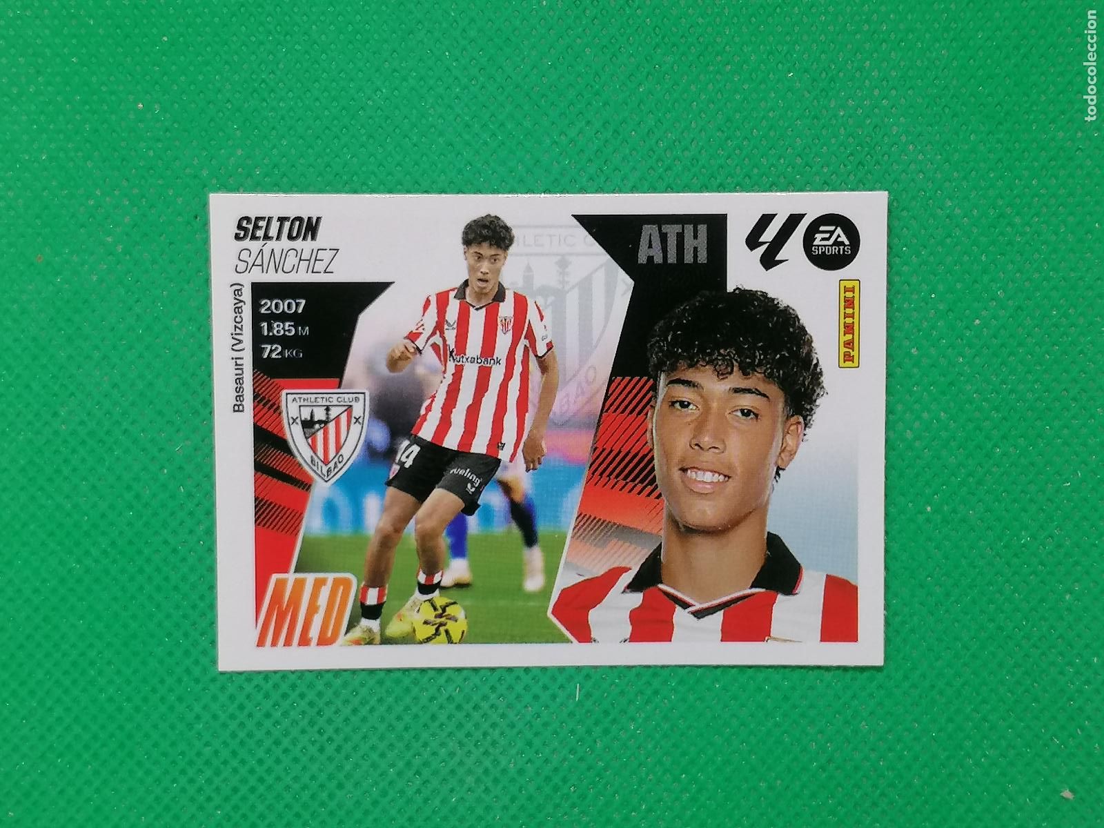Cartes &agrave; collectionner de Football: 3 SELTON SANCHEZ ATHLETIC BILBAO MERCADO INVIERNO ⚽ PANINI LIGA ESTE 25 26 2025 2026 ⚽