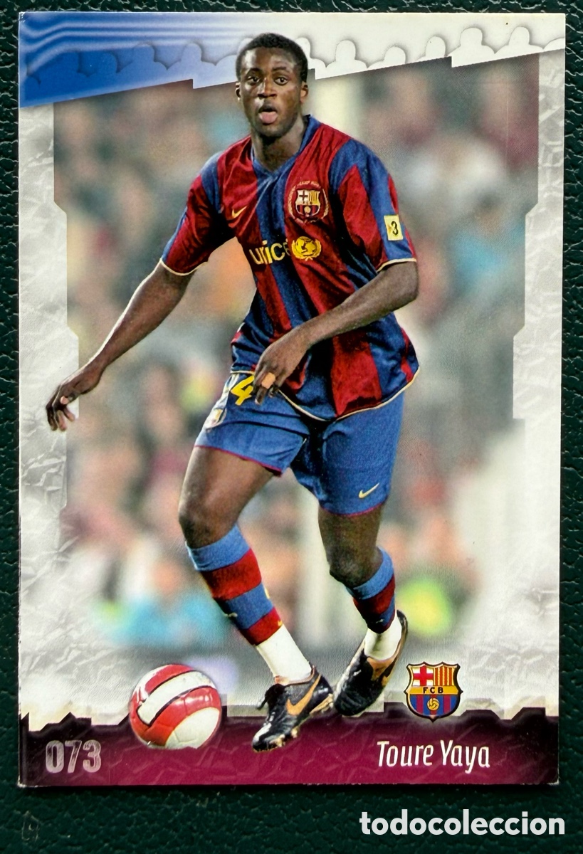 Figurine di Calcio: 73 TOURE YAYA ERROR FC BARCELONA FICHAS ALBUM MUNDICROMO 2008 2009 08 09