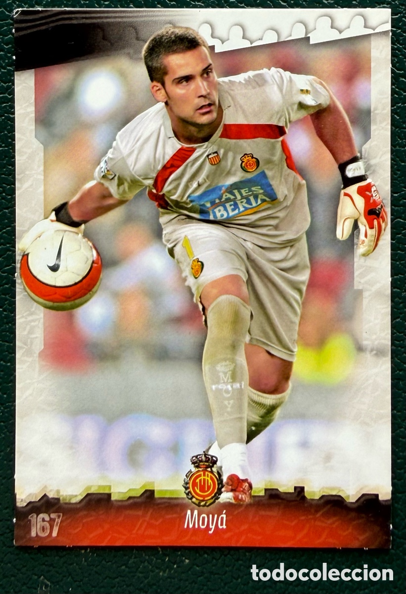 Figurine di Calcio: 167 MOYA RCD MALLORCA FICHAS ALBUM MUNDICROMO 2008 2009 08 09