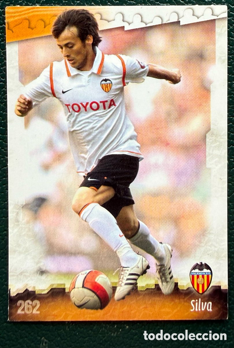 Fu&szlig;ball-Sticker: 262 SILVA VALENCIA CF FICHAS ALBUM MUNDICROMO 2008 2009 08 09