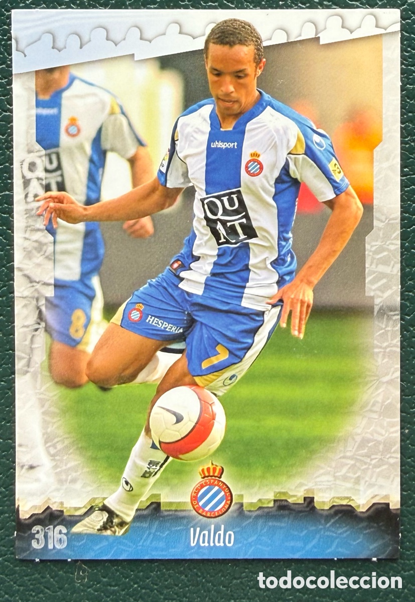 Figurine di Calcio: 316 VALDO RCD ESPANYOL FICHAS ALBUM MUNDICROMO 2008 2009 08 09