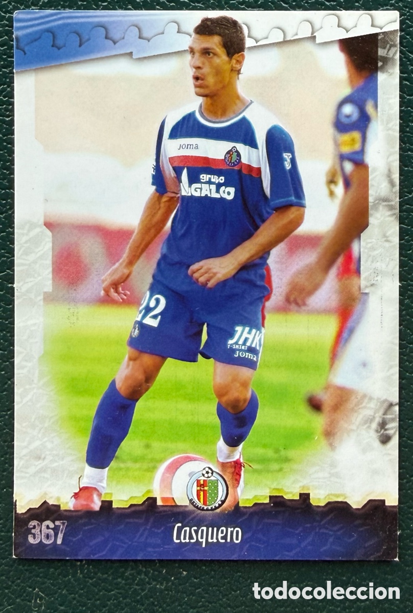 Cromos de f&uacute;tbol: 367 CASQUERO GETAFE CF FICHAS ALBUM MUNDICROMO 2008 2009 08 09