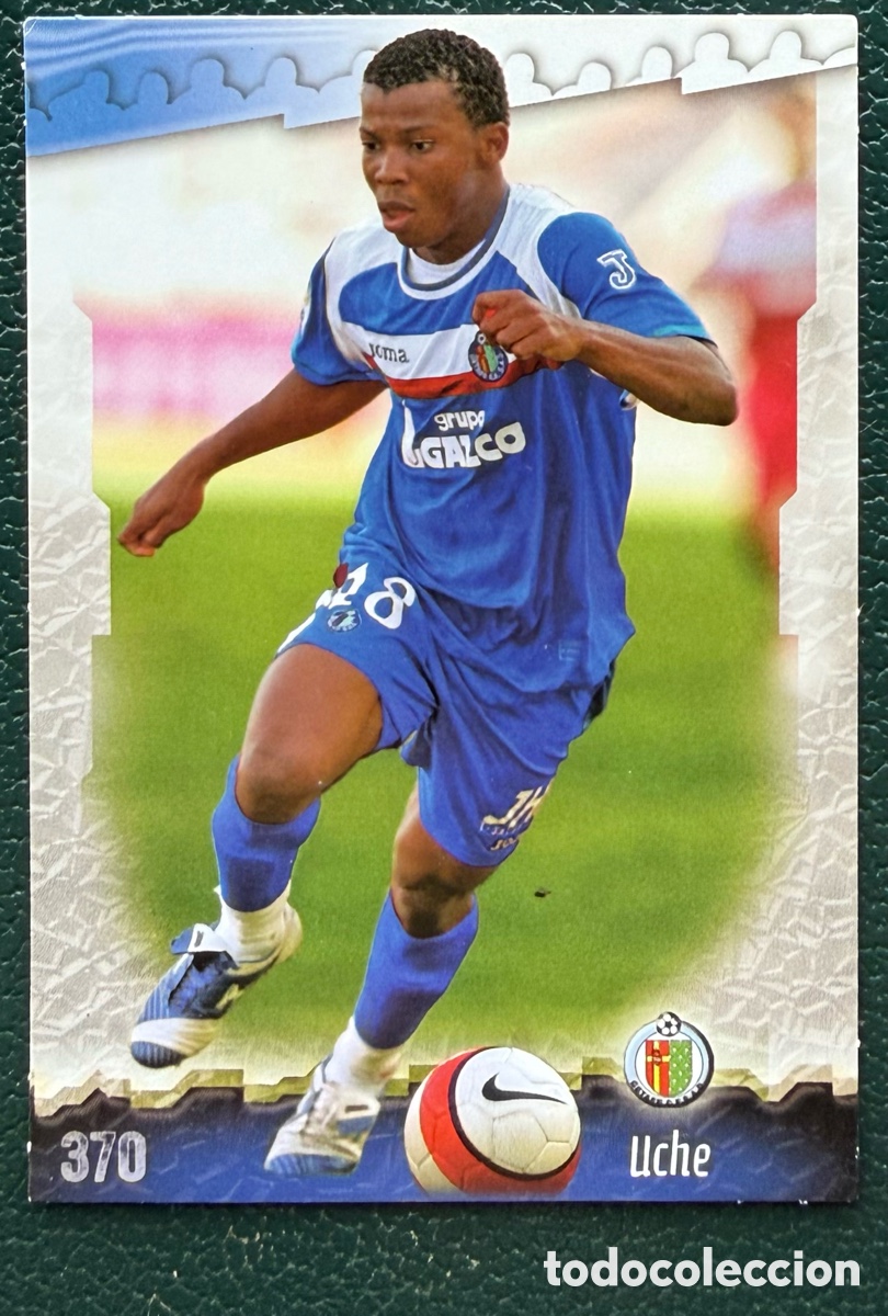 Figurine di Calcio: 370 UCHE GETAFE CF FICHAS ALBUM MUNDICROMO 2008 2009 08 09