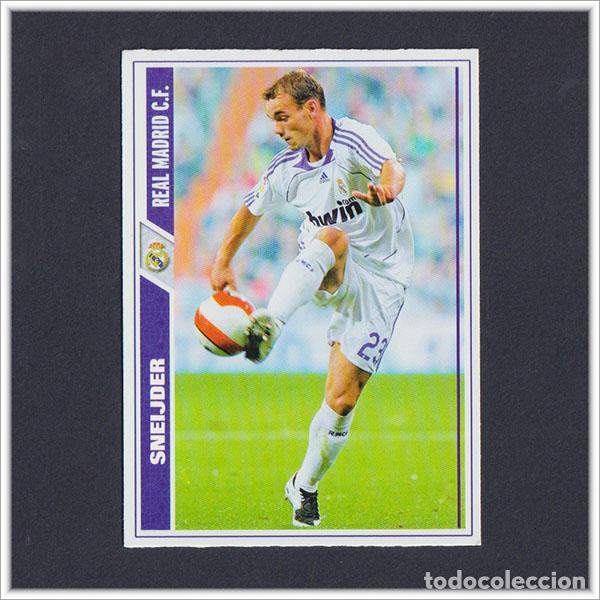 Cromos de F&uacute;tbol: MUNDICROMO 2007 2008 07 08 FICHAS LIGA SNEIJDER 15 REAL MADRID COLECCI&Oacute;N ALBUM