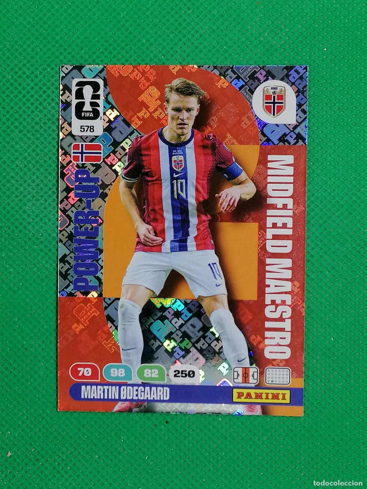 Cromos de F&uacute;tbol: 578 MARTIN ODEGAARD NORUEGA MIDFIELD MAESTRO ⚽ PANINI ADRENALYN FIFA WORLD CUP 26 2026 ⚽