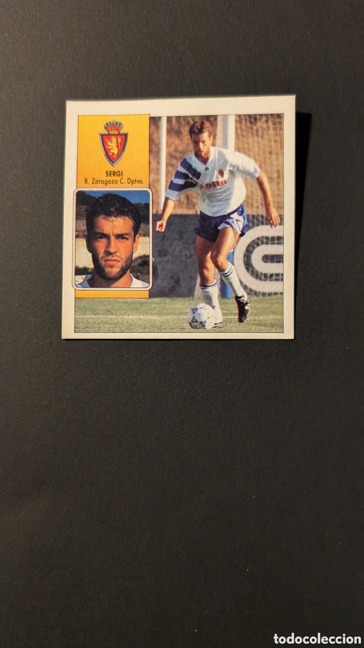Football Stickers: SERGI ZARAGOZA FICHAJE 26 VERSION LIGA ESTE 1992/93 92 93 DESPEGADO