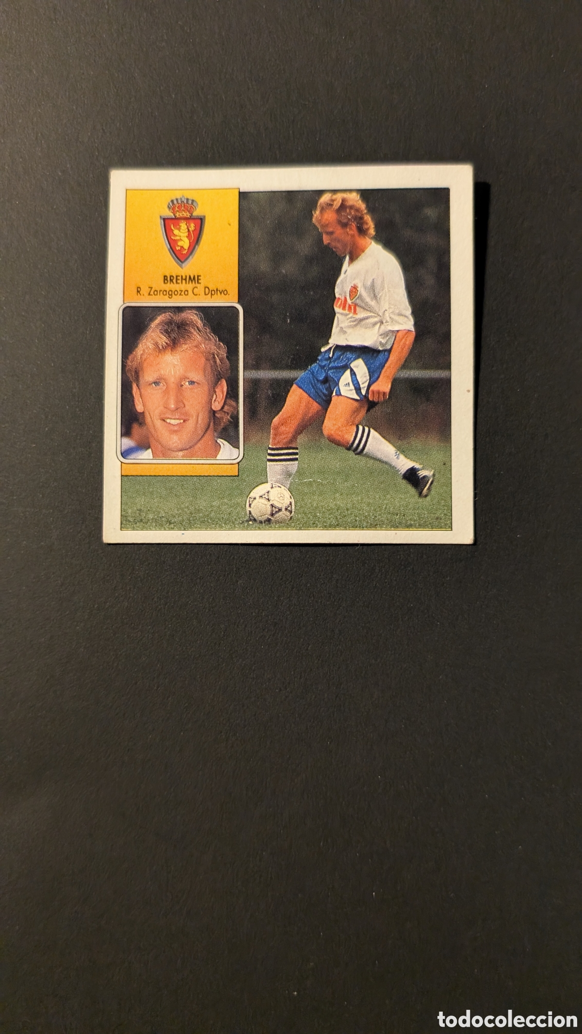 Football Stickers: BREHME ZARAGOZA FICHAJE 27 LIGA ESTE 1992/93 92 93 DESPEGADO