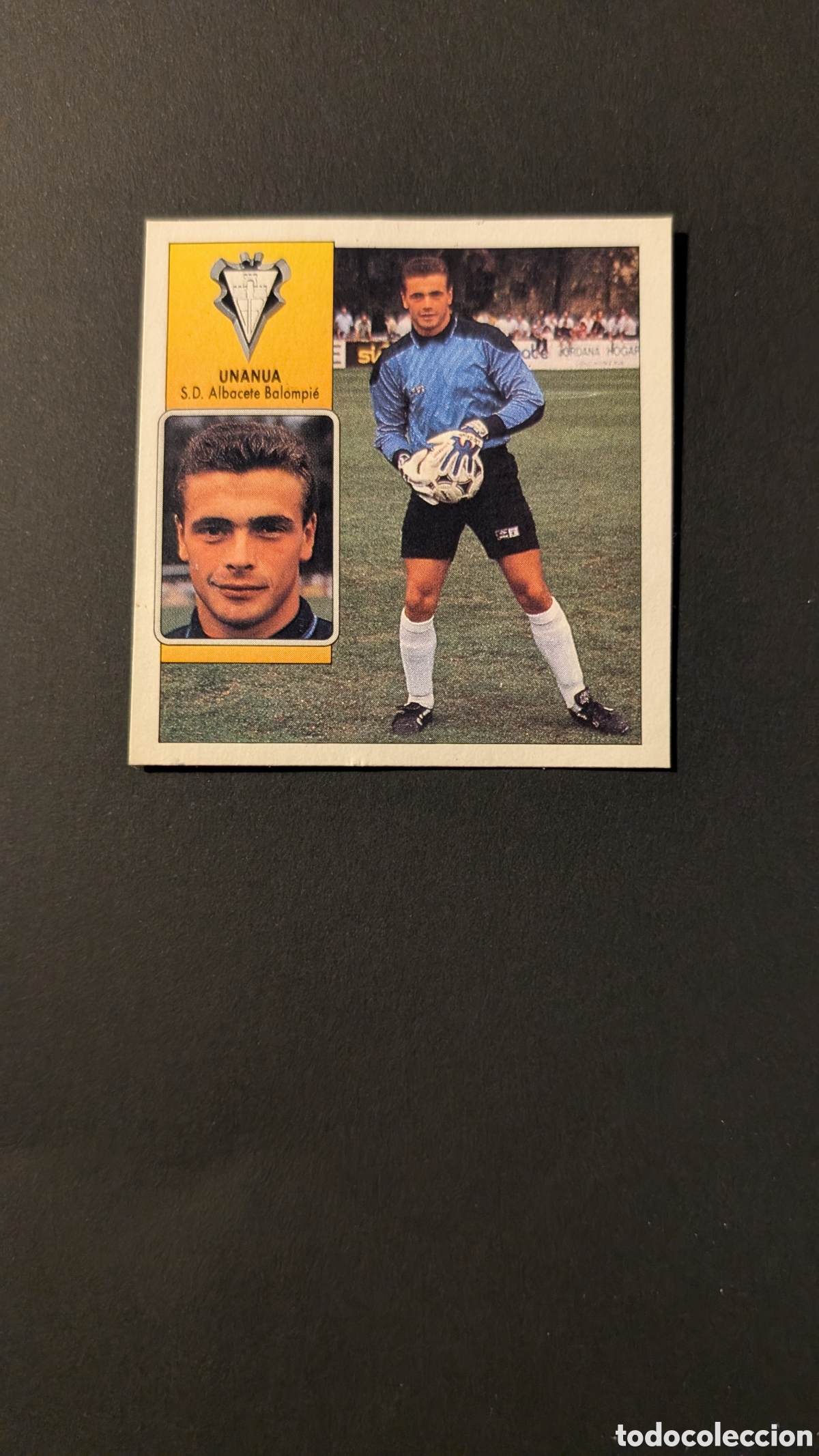Football Stickers: UNANUA ALBACETE FICHAJE 32 LIGA ESTE 1992/93 92 93 DESPEGADO