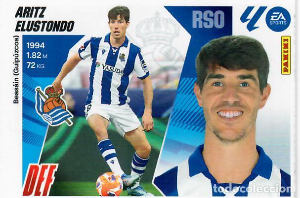 Cromos de F&uacute;tbol: CROMO PANINI LIGA ESTE 2025-26 (25 - 26) - N&ordm; 9 - ARITZ ELUSTONDO - REAL SOCIEDAD