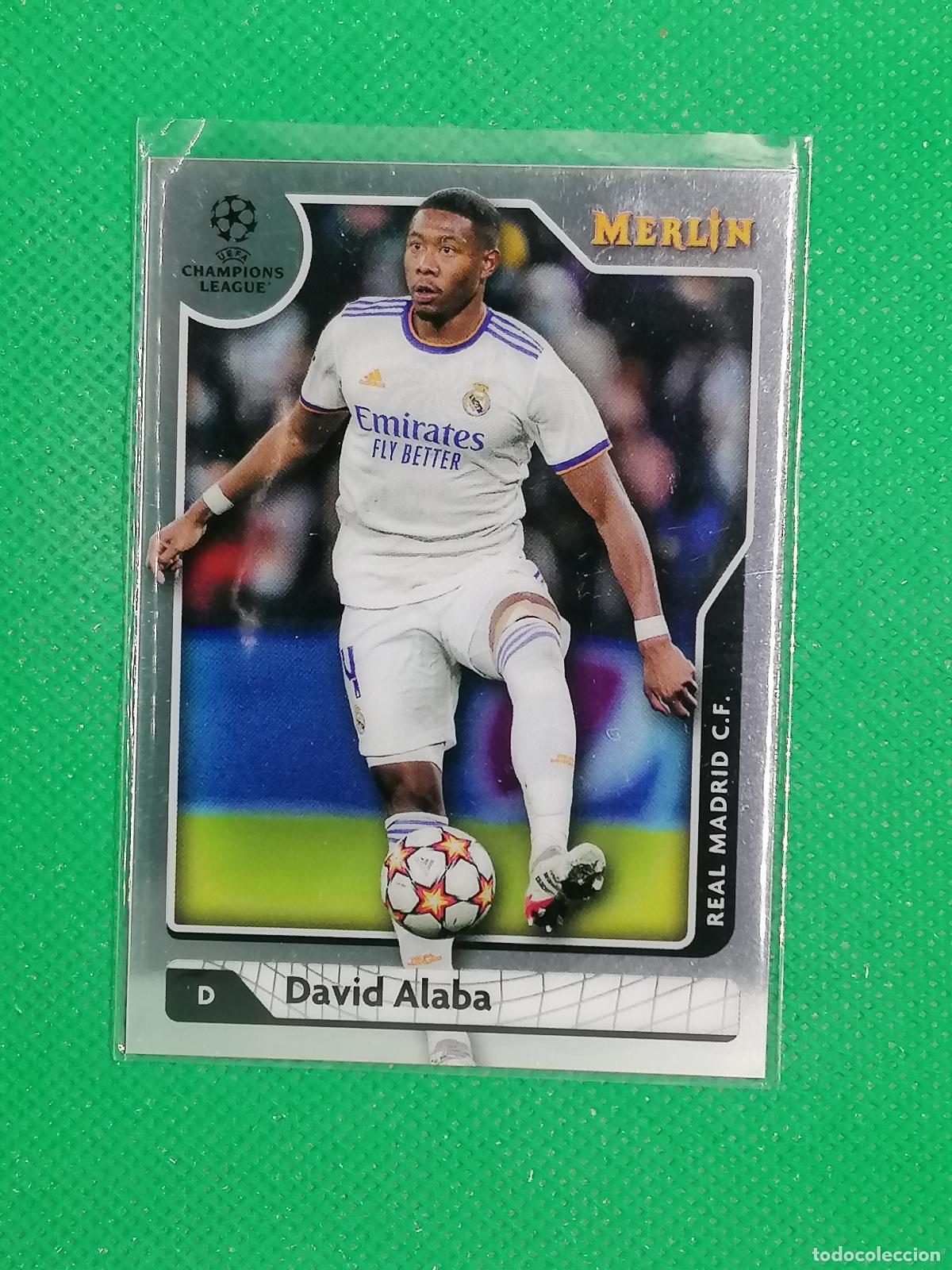 Cromos de F&uacute;tbol: 104 DAVID ALABA REAL MADRID ⚽ TOPPS MERLIN CHROME 2021 2022 21 22 ⚽