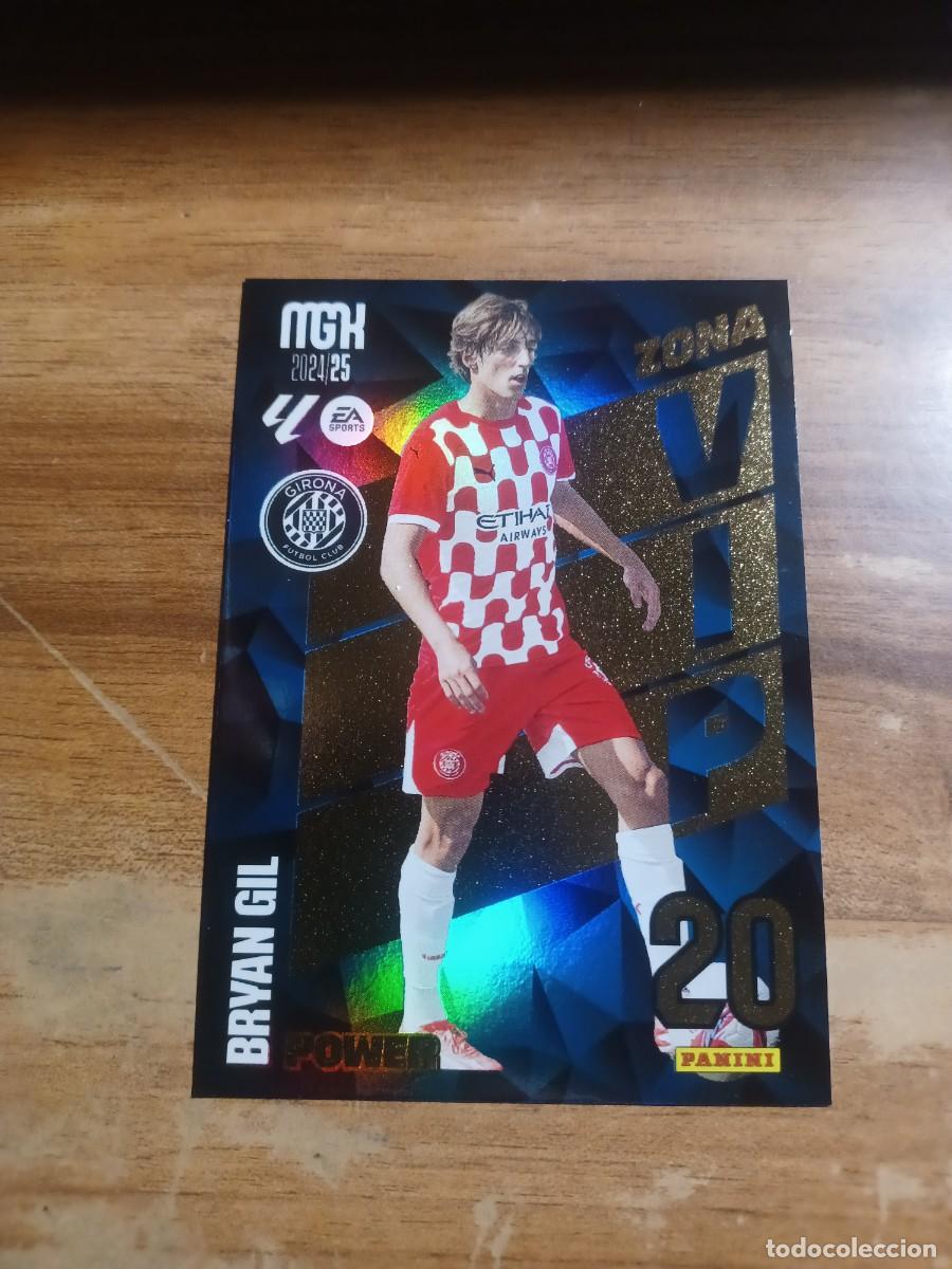 Cromos de F&uacute;tbol: CARD MEGACRACKS TEMPORADA 24/25: ZONA VIP POWER BRYAN GIL, N&deg; P502