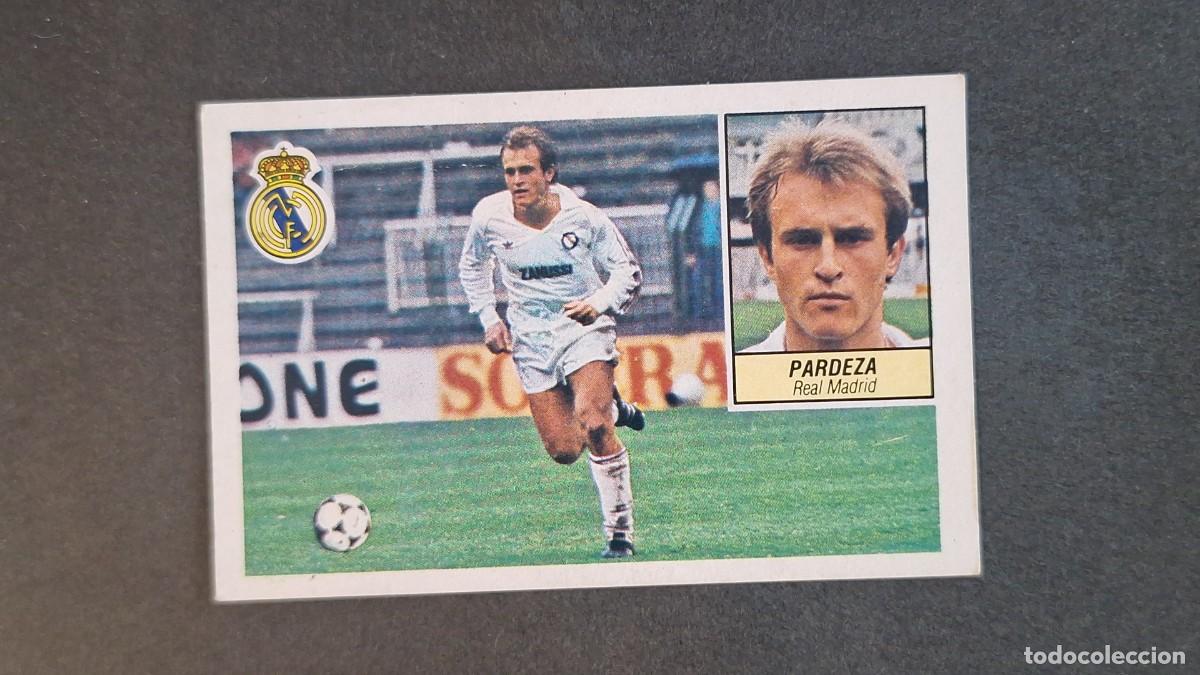 Cromos de Futebol: LRM PARDEZA REAL MADRID LIGA ESTE 1984 1985 84 85 RECUPERADO DESPEGADO