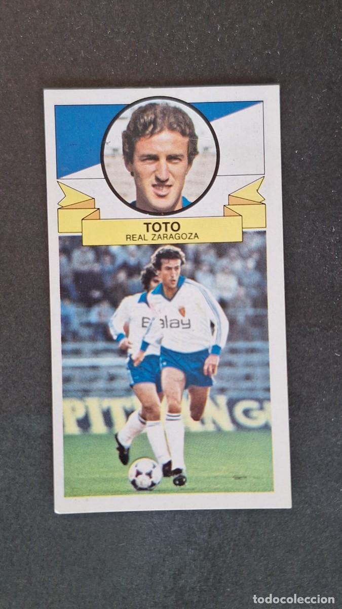 Cromos de Futebol: TOTO REAL ZARAGOZA LIGA ESTE 1985 1986 85 86 RECUPERADO DESPEGADO