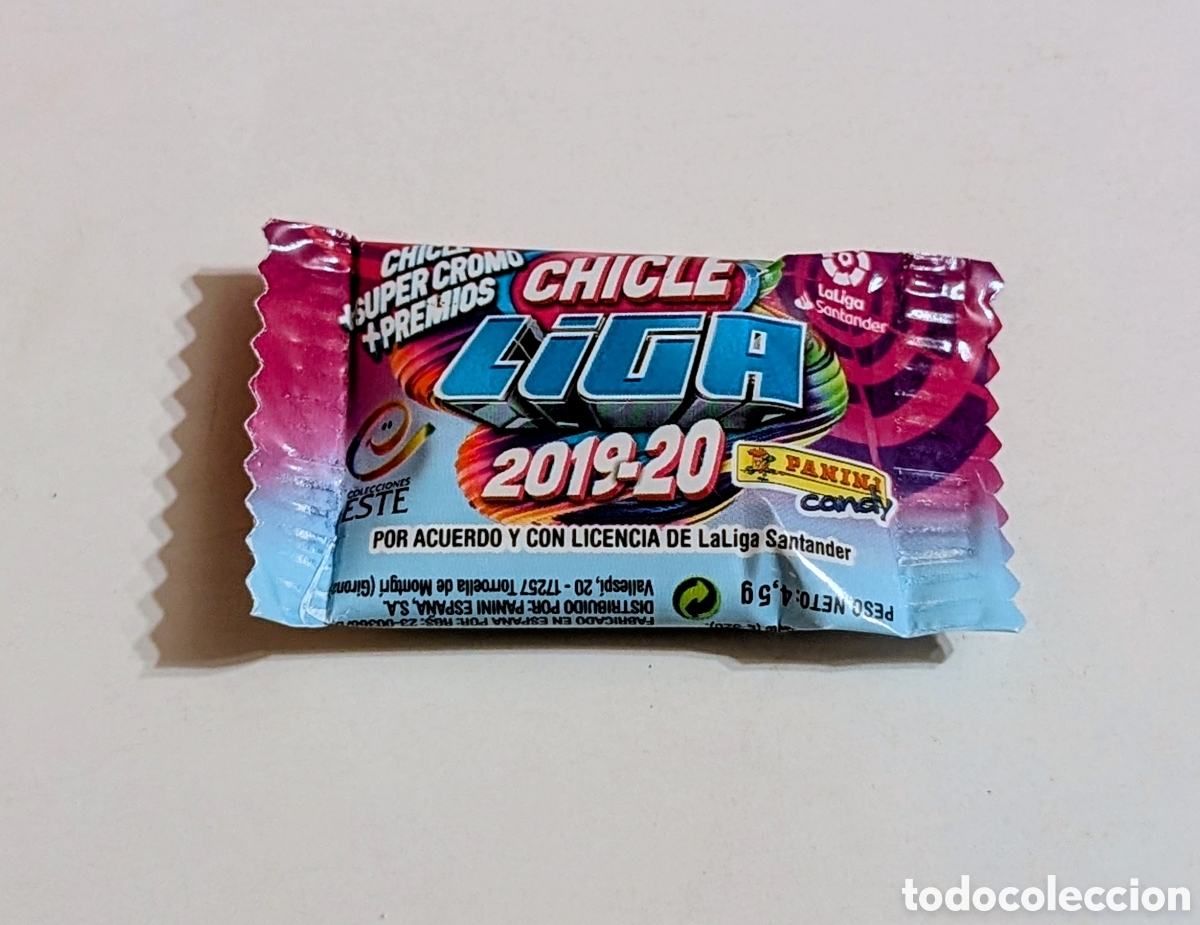 Cromos de F&uacute;tbol: Cromo Chicle Futbol sin abrir Liga 2019/20. Panini. Edici&oacute;nes Este.