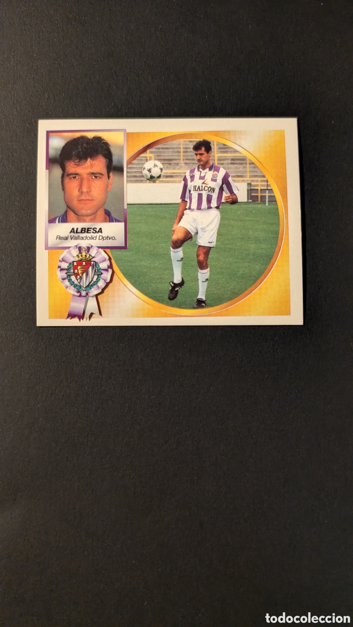 Cromos de Futebol: ALBESA VALLADOLID FICHAJE 16 VERSION HALCON LIGA ESTE 1994/95 94 95 NUNCA PEGADO SIN PEGAR