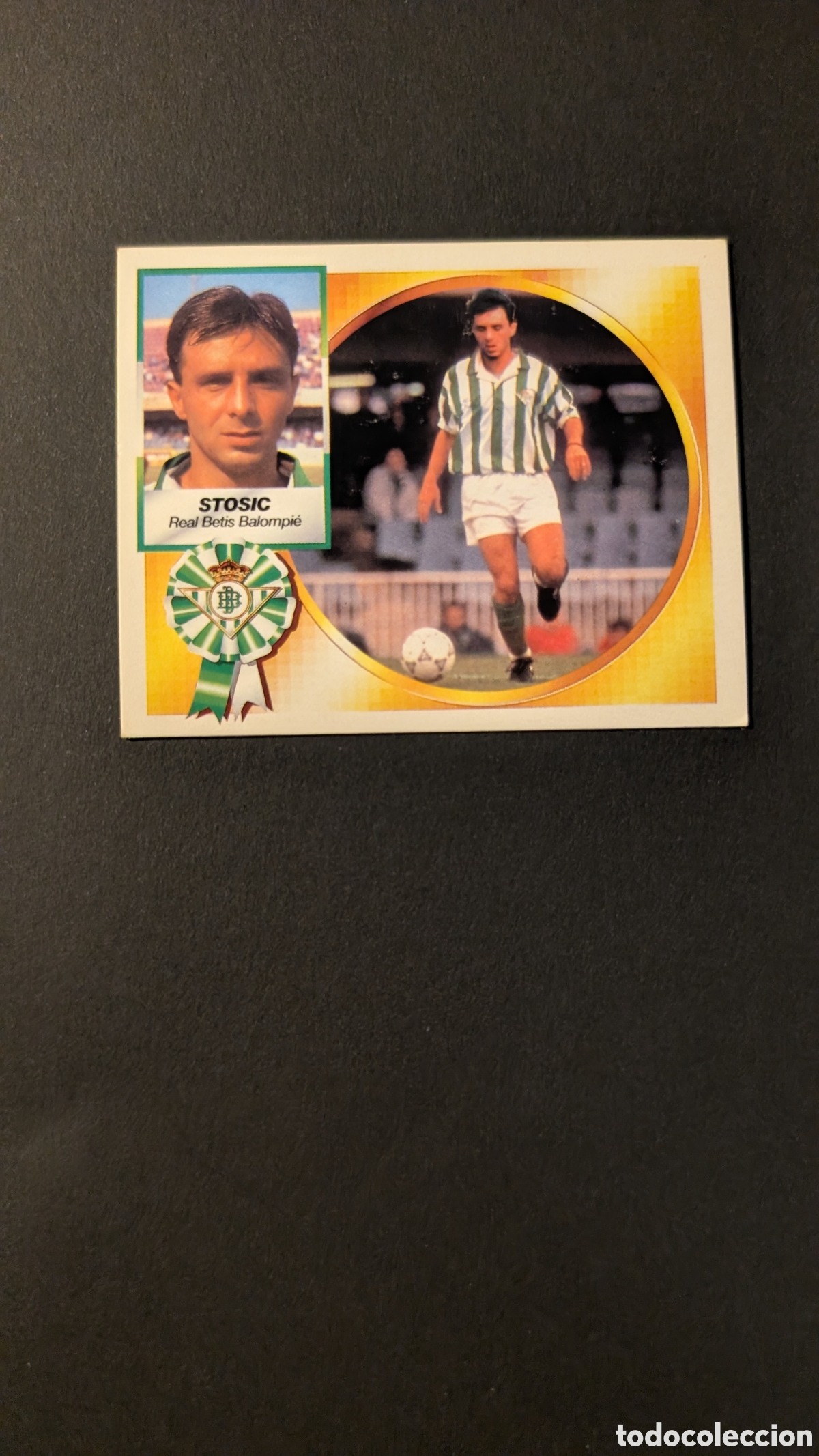 Cartes &agrave; collectionner de Football: STOSIC BETIS COLOCA LIGA ESTE 1994/95 94 95 NUNCA PEGADO SIN PEGAR
