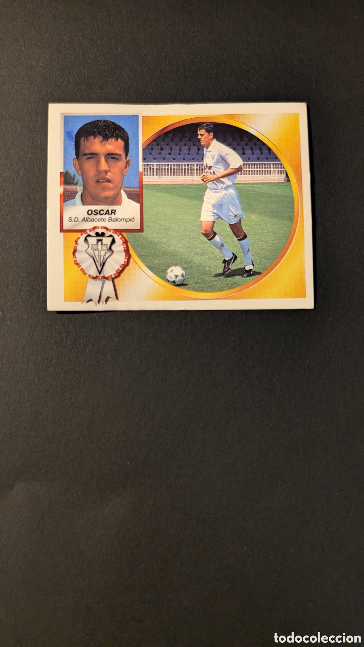 Cromos de Futebol: OSCAR ALBACETE FICHAJE 1 LIGA ESTE 1994/95 94 95 NUNCA PEGADO SIN PEGAR