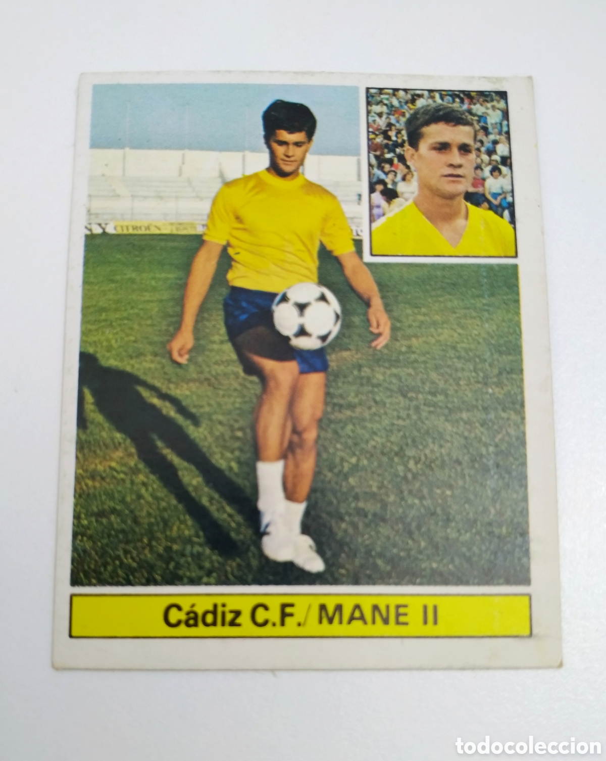 Cartes &agrave; collectionner de Football: Mane II, coloca del cadiz, ediciones este 81 82