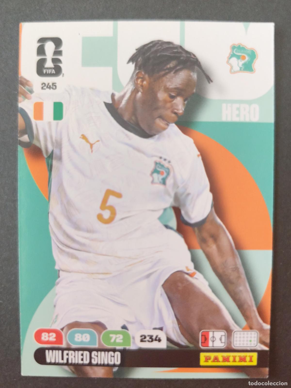Football Stickers: 245 WILFRIED SINGO COSTA DE MARFIL ADRENALYN MUNDIAL FIFA WORLD CUP 2026 PANINI