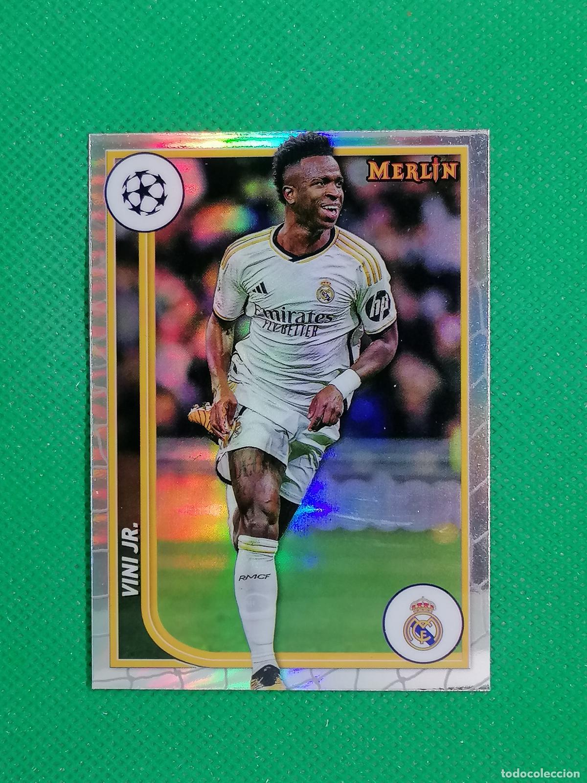 Cromos de f&uacute;tbol: 104 VINI JR REAL MADRID REFRACTOR ⚽ TOPPS MERLIN 2023 2024 23 24 ⚽
