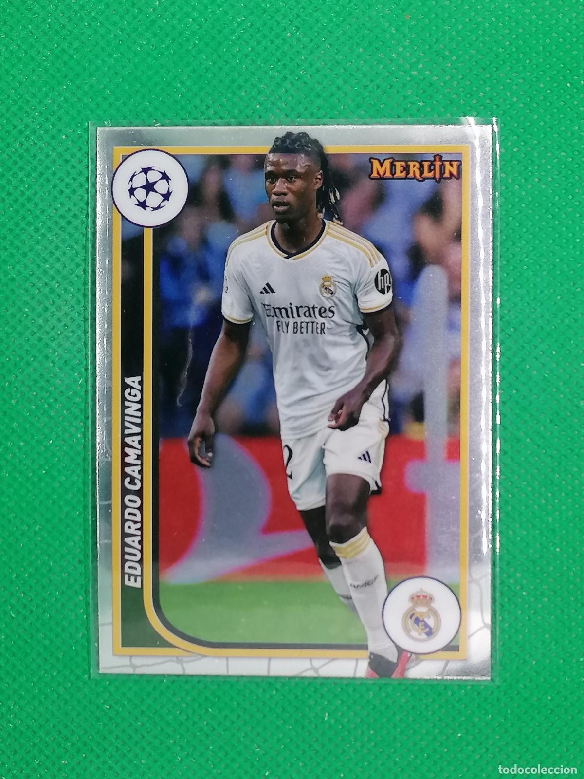 Figurine di Calcio: 108 EDUARDO CAMAVINGA REAL MADRID ⚽ TOPPS MERLIN 2023 2024 23 24 ⚽