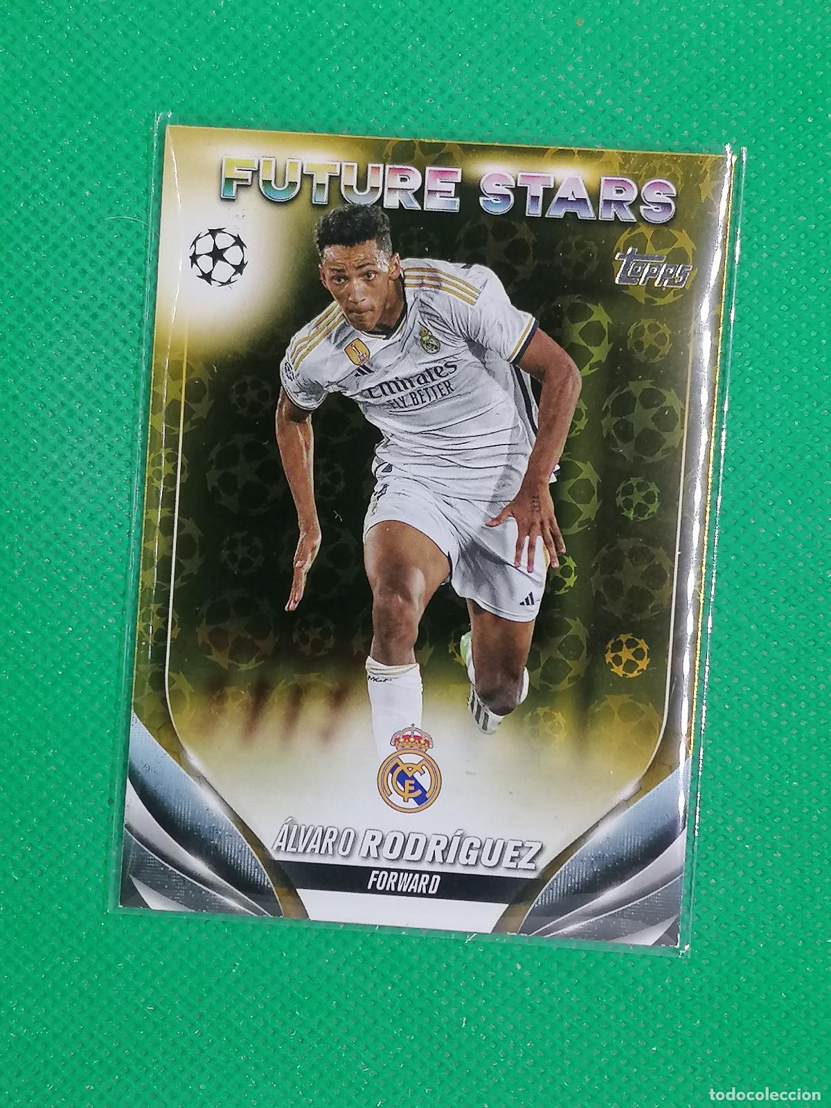 Cartes &agrave; collectionner de Football: 134 ALVARO RODRIGUEZ REAL MADRID FUTURE STARS STARBALL ⚽ TOPPS UCC FLAGSHIP 2023 2024 23 24 ⚽