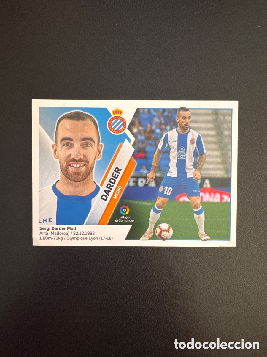 Football Stickers: DARDER NUMERO 10 ESPA&Ntilde;OL LIGA ESTE 2019 2020