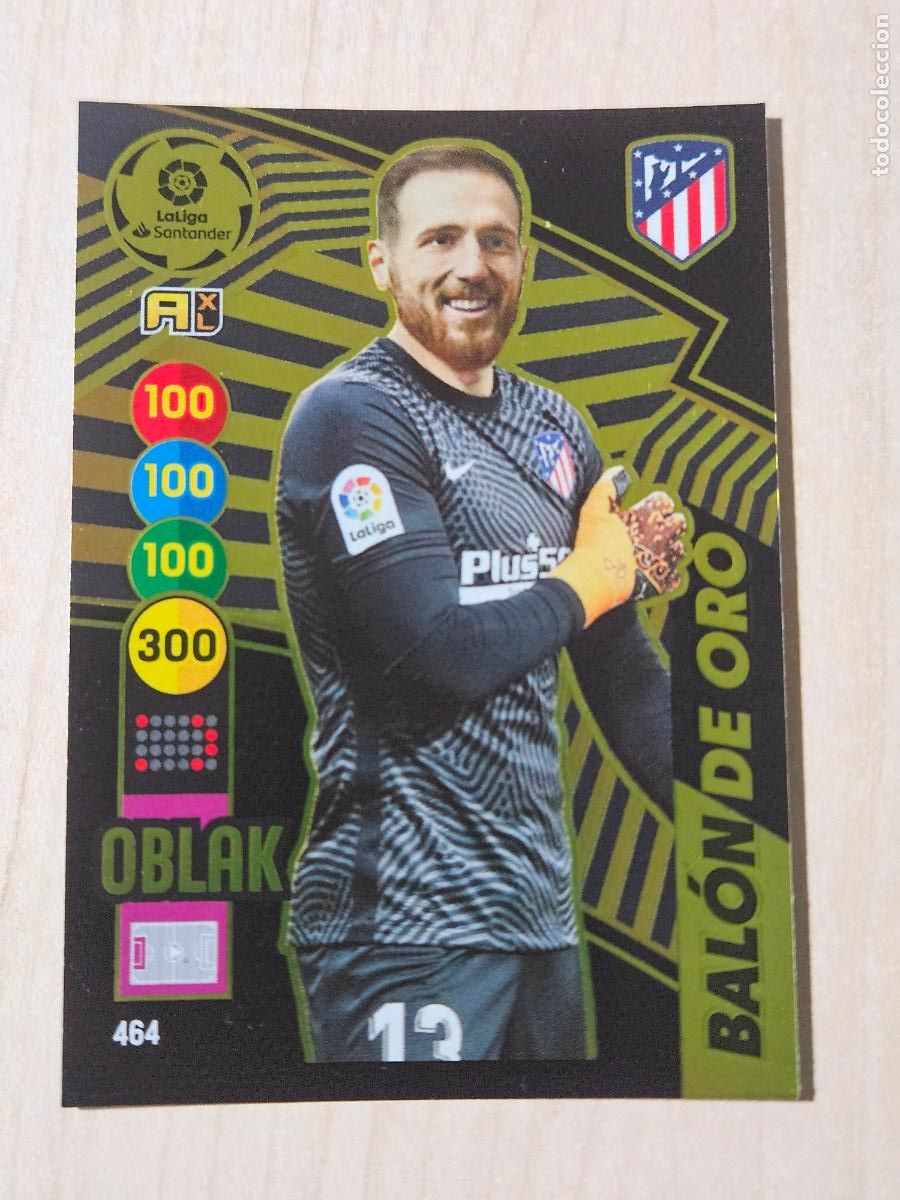 Cromos de F&uacute;tbol: FICHA N&ordm; 464 OBLAK - ADRENALYN 20 21 - PANINI 2020 - 21 - CROMO - BALON DE ORO
