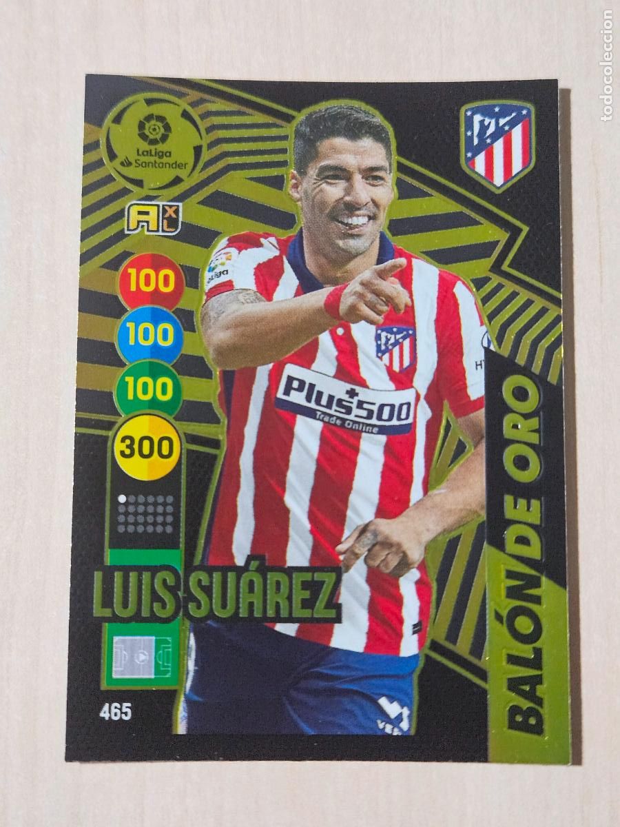 Cromos de F&uacute;tbol: FICHA N&ordm; 465 LUIS SUAREZ - ADRENALYN 20 21 - PANINI 2020 - 21 - CROMO - BALON DE ORO
