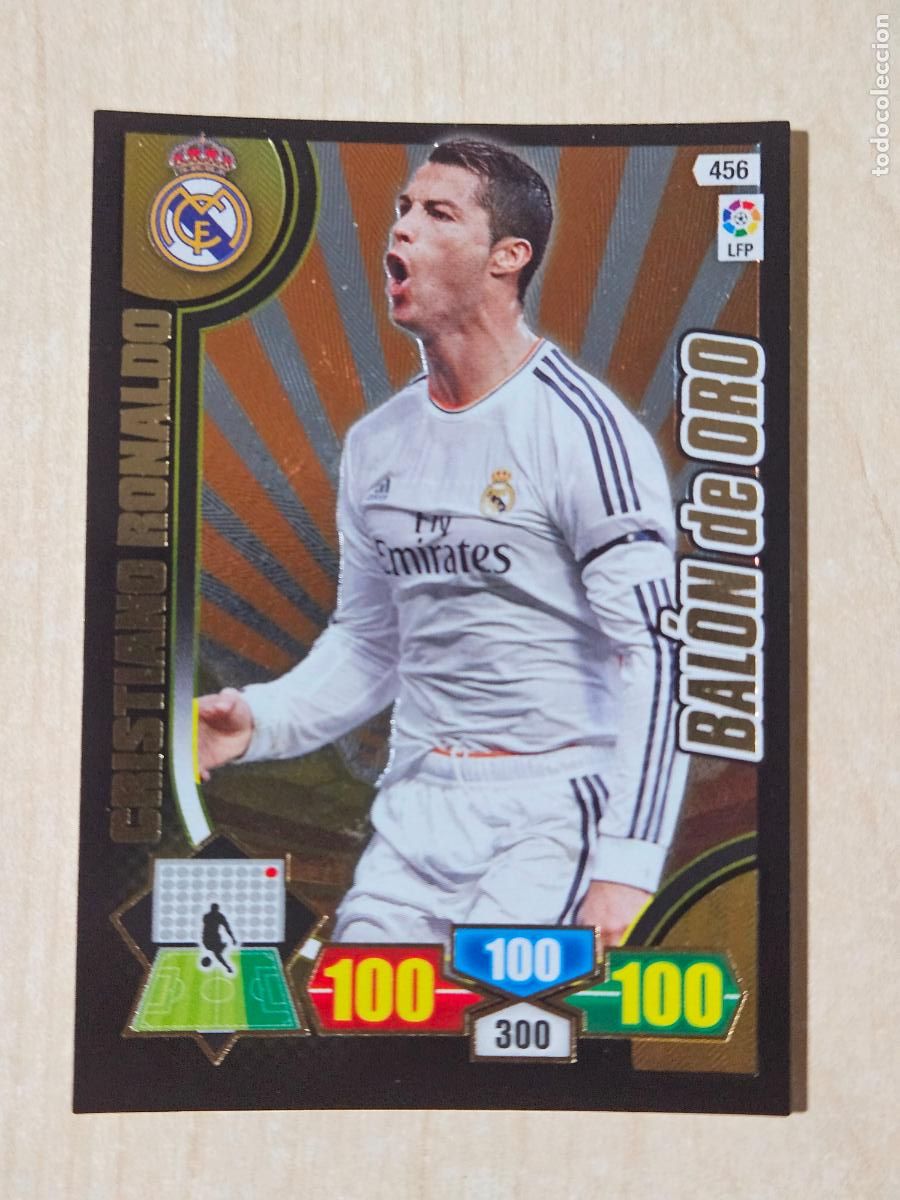 Cromos de F&uacute;tbol: FICHA N&ordm; 456 CRISTIANO RONALDO - ADRENALYN 13 14 - PANINI 2013 -14 - CROMO - BALON DE ORO