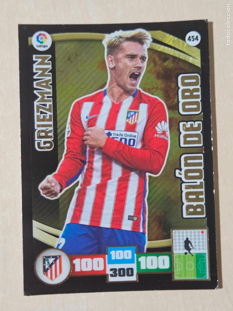 Cromos de F&uacute;tbol: FICHA N&ordm; 454 GRIEZMANN - ADRENALYN 15 16 - PANINI 2015 - 16 - CROMO - BALON DE ORO