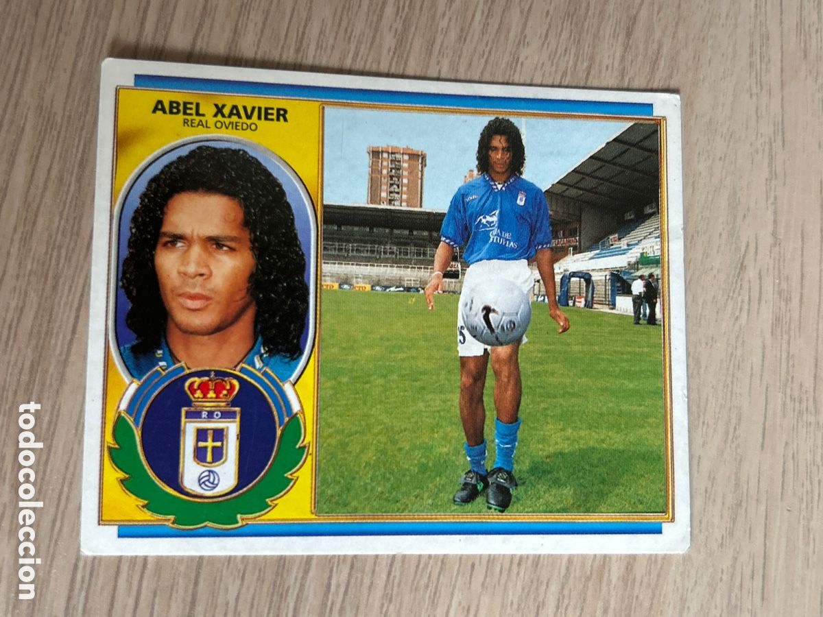 Cromos de F&uacute;tbol: ABEL XAVIER OVIEDO COLOCA LIGA ESTE 1996 1997 96 97 NUNCA PEGADO SIN PEGAR