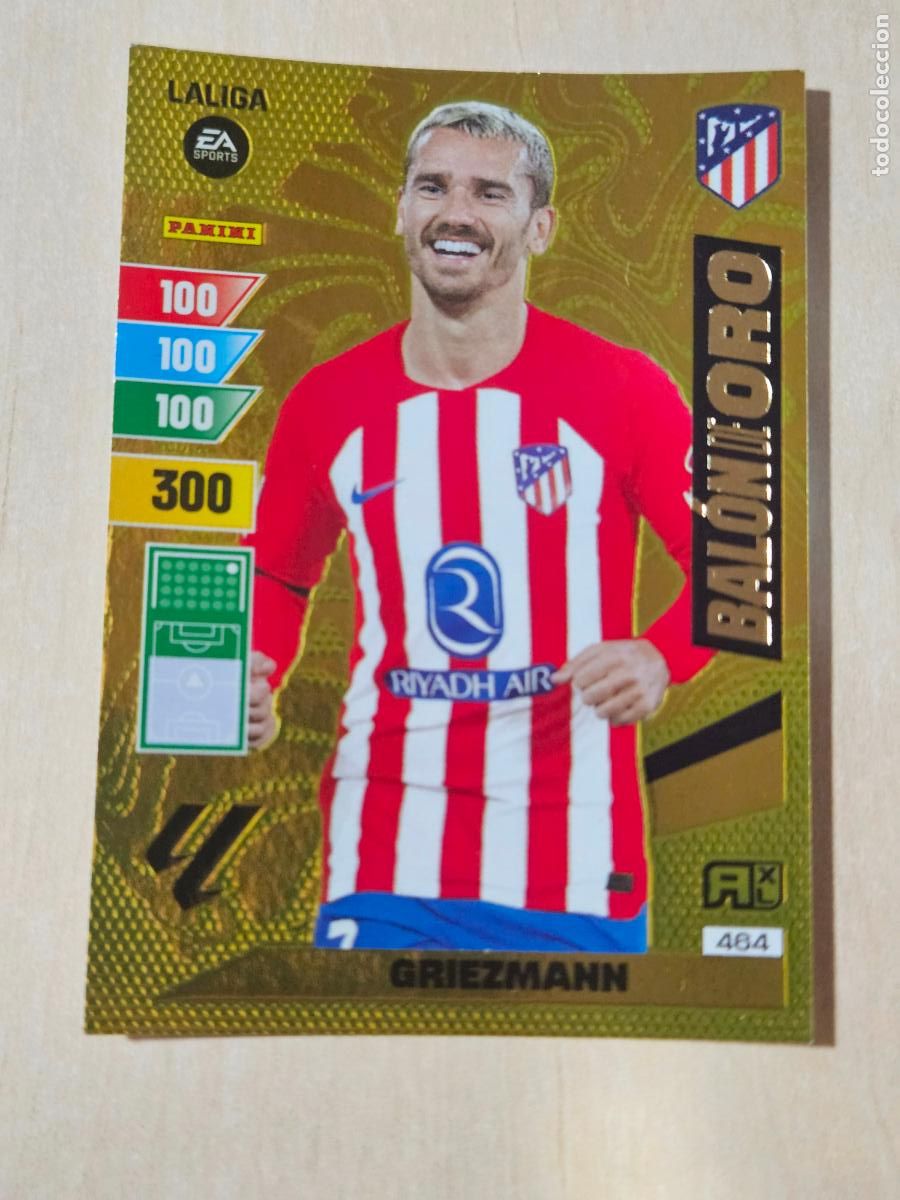 Figurine di Calcio: FICHA N&ordm; 464 GRIEZMANN - ADRENALYN 23 24 - PANINI 2023 - 24 - CROMO - BALON DE ORO