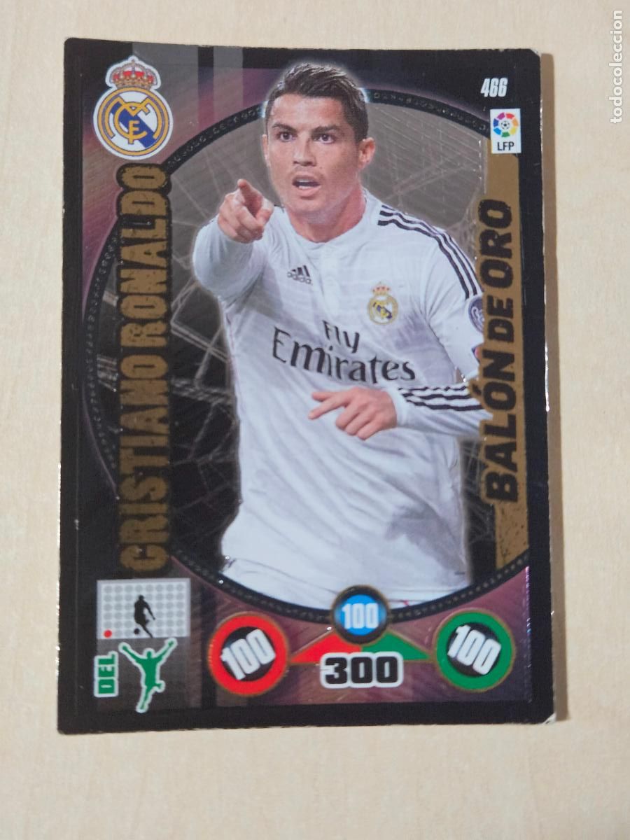 Cromos de F&uacute;tbol: FICHA N&ordm; 466 CRISTIANO RONALDO - ADRENALYN 14 15 - PANINI 2014 -15 - CROMO - BALON DE ORO