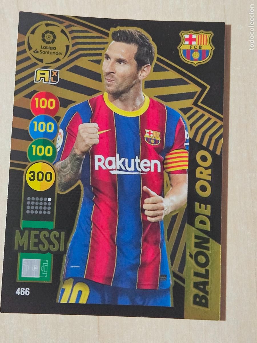 Fu&szlig;ball-Sticker: FICHA N&ordm; 466 MESSI - ADRENALYN 20 21 - PANINI 2020 - 21 - CROMO - BALON DE ORO