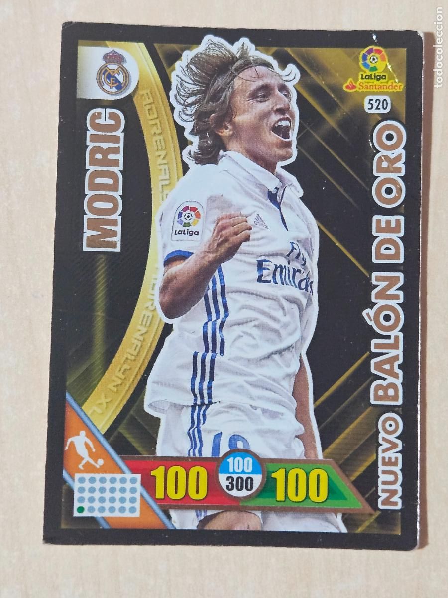 Cromos de F&uacute;tbol: FICHA N&ordm; 520 MODRIC - ADRENALYN 16 17 - PANINI 2016 - 17 - CROMO - NUEVO BALON DE ORO