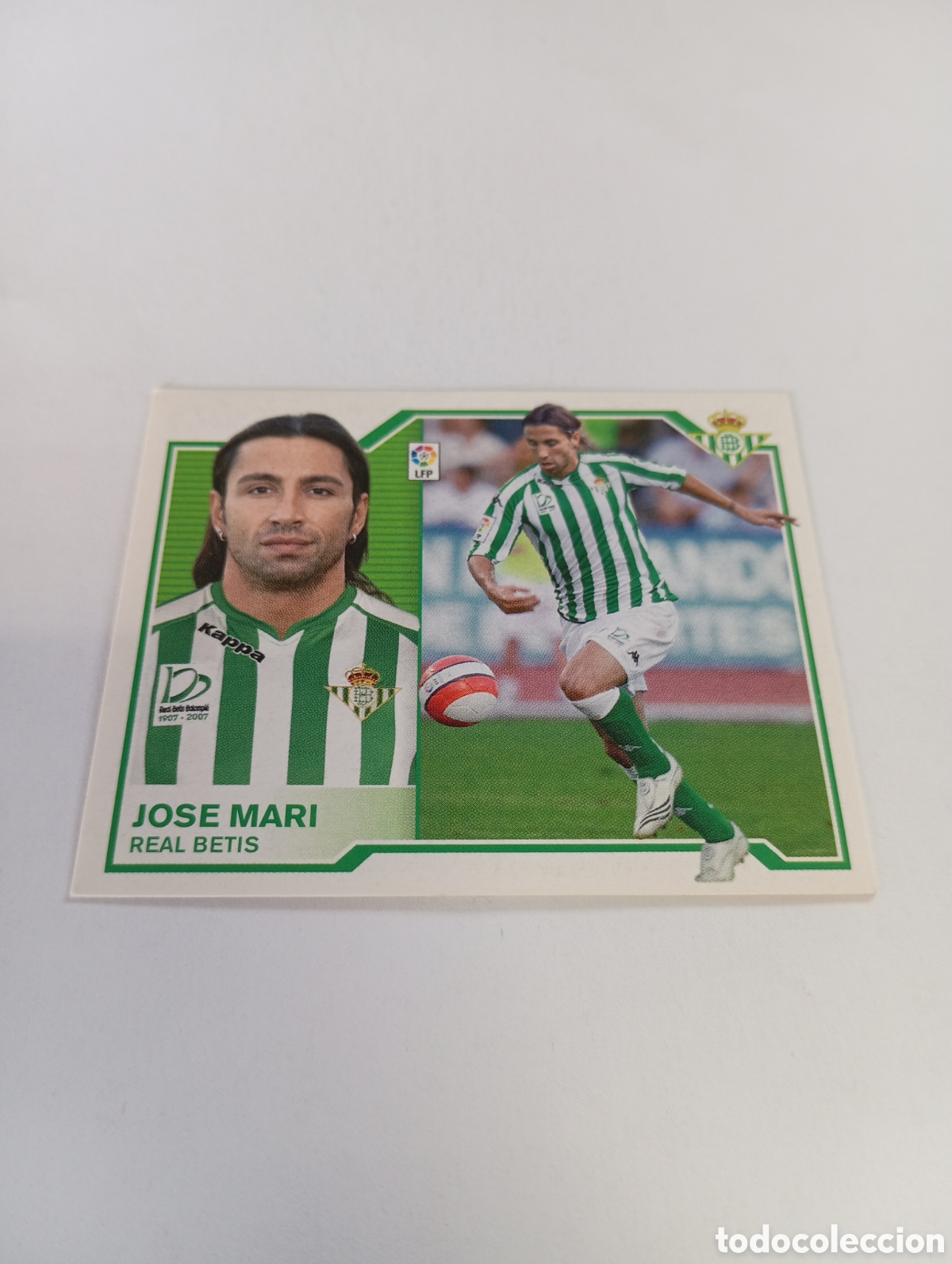 Cromos de F&uacute;tbol: FICHAJE 58 Jos&eacute; Mari Liga Este 2007 2008 PANINI 07 08