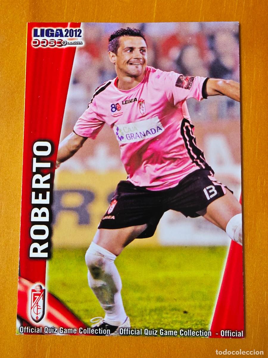 Figurine di Calcio: 517 Roberto, Granada CF, Mundicromo Sport Fichas Quiz de la Liga 2011 2012 11 12