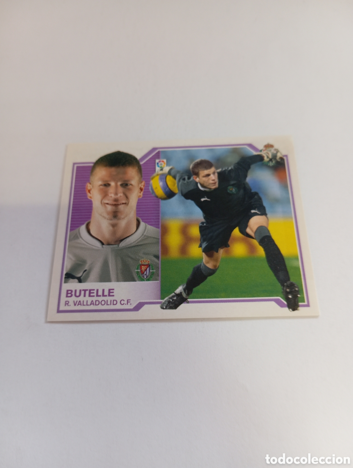 Cromos de f&uacute;tbol: BUTELLE ERROR Valladolid Liga Este 2007 2008 PANINI 07 08