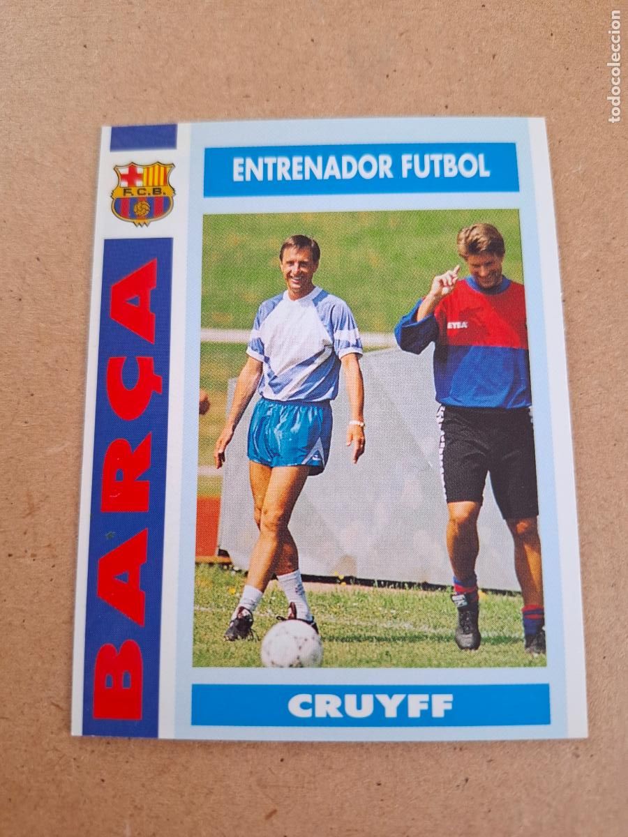Cromos de F&uacute;tbol: BAR&Ccedil;A 92 93 - 13 JOHAN CRUYFF - ENTRENADOR DE F&Uacute;TBOL - CP10