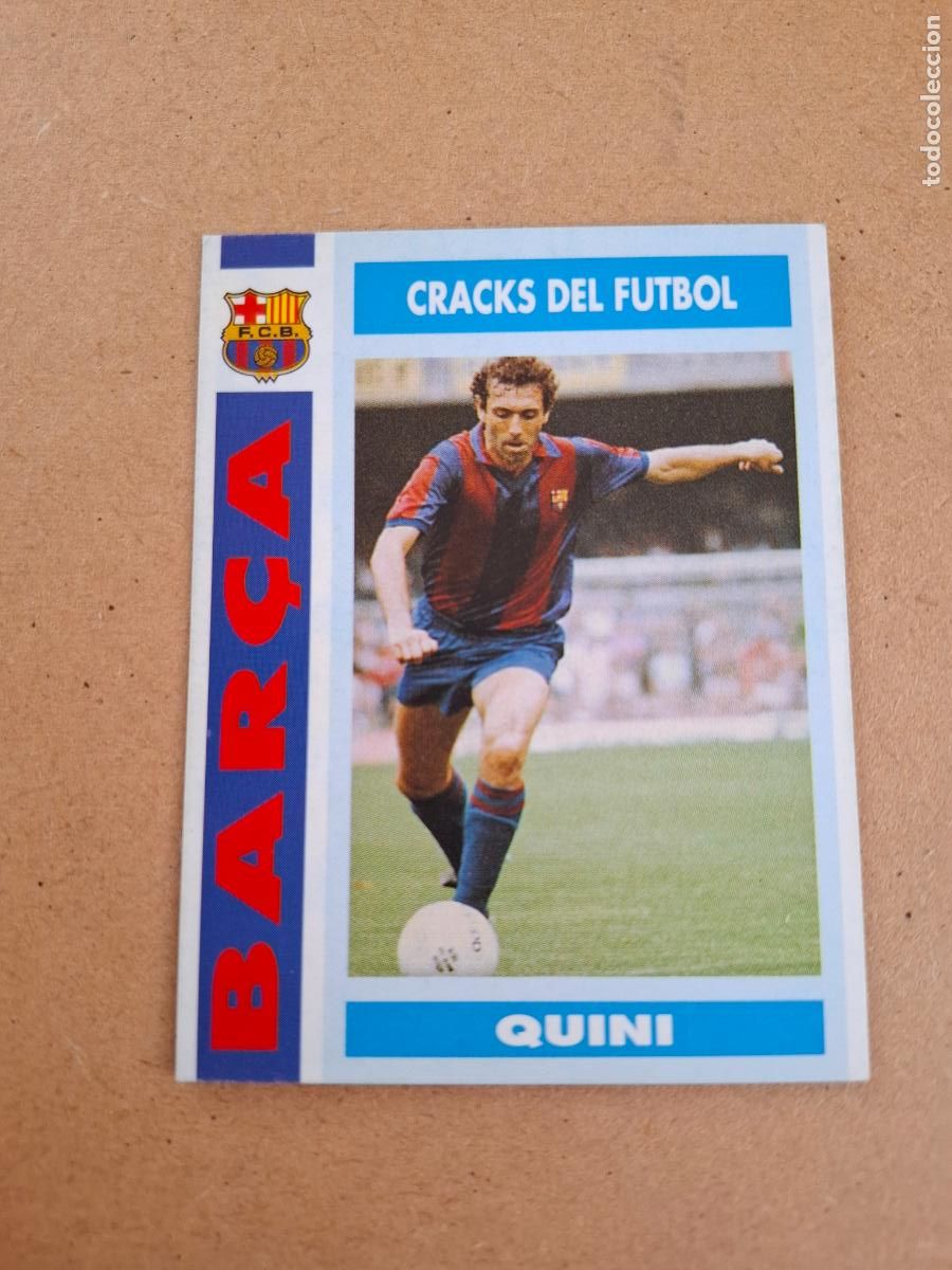 Cromos de F&uacute;tbol: BAR&Ccedil;A 92 93 - 36 QUINI - ENRIQUE CASTRO GONZ&Aacute;LEZ - CRACKS DE F&Uacute;TBOL - CP10