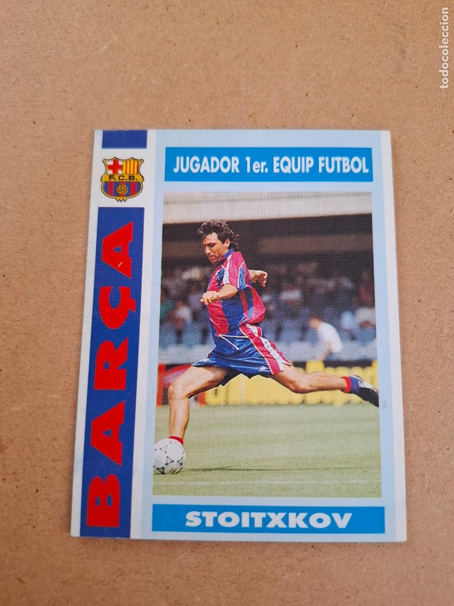 Cromos de F&uacute;tbol: BAR&Ccedil;A TEMPORADA 92 93 - 66 STOITXKOV / STOICHKOV - JUGADOR 1er. EQUIP F&Uacute;TBOL - CP10